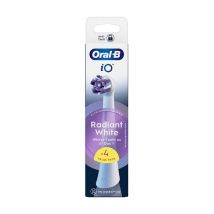 ORAL-B iO Radiant White Replacement Toothbrush Head - Pack of 4, White