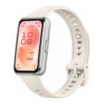 HUAWEI Band 11 Fitness Tracker - Aluminium with White Fluoroelastomer Strap