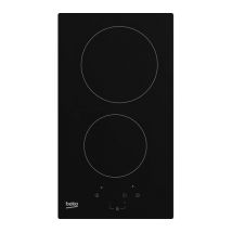 BEKO HDMC32410BT 30 cm Electric Ceramic Domino Hob - Black