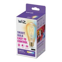 WIZ Filament Amber Tuneable White Smart LED Light Bulb - E27, ST64