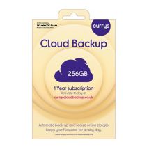 CURRYS Cloud Backup for Tablets & Mobiles - 256 GB, 1 year