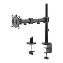 ONE FOR ALL Smart DM2110 Full Motion 13-32" Single Arm Monitor Desk Mount - Black