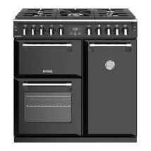 STOVES Richmond S900DF CC 90 cm Dual Fuel Range Cooker - Black