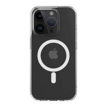 QDOS Hybrid Force + Snap iPhone 15 Pro Case with MagSafe - Clear