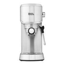 MORPHY RICHARDS Compact Espresso Coffee Machine - Stainless Steel