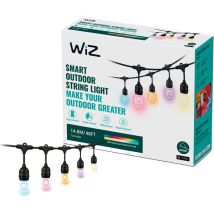 WIZ Smart LED Outdoor String Lights - Black