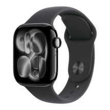 APPLE Watch Series 11 - 42 mm Jet Black Aluminium Case with Black Sport Band, M/L
