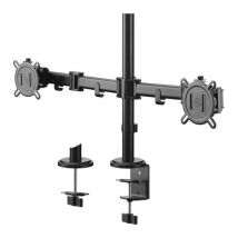 ONE FOR ALL Smart DM2210 Full Motion 13-32" Dual Arm Monitor Desk Mount - Black