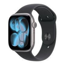 APPLE Watch Series 11 - 46 mm Space Grey Aluminium Case with Black Sport Band, M/L