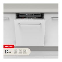 SHARP QW-NI1FI45D6X-EN Full-size Fully Integrated Dishwasher