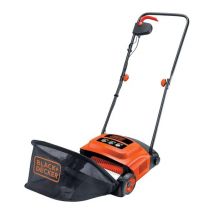 BLACK + DECKER GD300-GB Corded Lawn Raker - Black & Orange