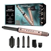 REVAMP Dynamic Radiance Pro Blow Dry 7-in-1 Ionic ​Air Styler - Gold
