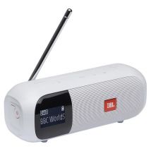 JBL Tuner 2 Portable DAB+/FM Bluetooth Radio - White