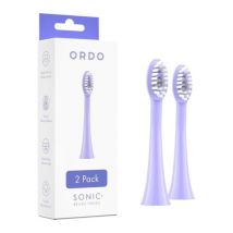 ORDO Sonic+ Replacement Toothbrush Heads - Pack of 2, Pearl Violet