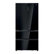 HAIER Series 7 Total No Frost HFR79F19DFGB Fridge Freezer - Obsidian Black Glass