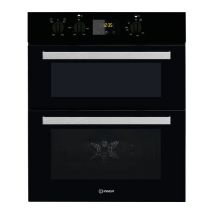 INDESIT Aria IDU 6340 BL Electric Built-under Double Oven - Black