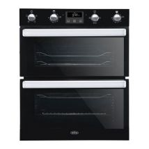 BELLING BI702FPCT Electric Built-under Double Oven - Black