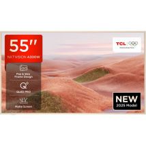 TCL NXTVISION A300W 55" QLED 4K HDR Smart Google TV - 55A300W-UK