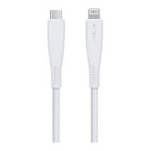 SILVERLABEL Braided USB Type-C to Lightning Cable - 2 m, White
