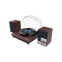 MAJORITY Moto Plus Belt Drive Bluetooth Turntable - Walnut