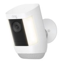 RING Spotlight Cam Pro 2K WiFi Security Camera - Battery, White
