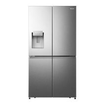 HISENSE PureFlat RQ760N4SASE American-Style Smart Fridge Freezer - Stainless Steel