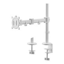 ONE FOR ALL Smart DM2120 Full Motion 13-32" Single Arm Monitor Desk Mount - White