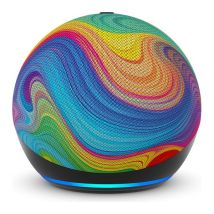 AMAZON Echo Dot Kids (5th Gen) Smart Speaker with Alexa - Rainbow Swirl