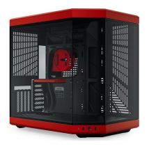 HYTE Y70 E-ATX Mid-Tower PC Case - Black & Red