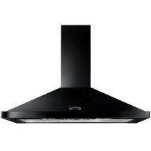 RANGEMASTER LEIHDC100BC Chimney Cooker Hood - Black