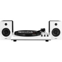 GEMINI TT-900 Bluetooth Turntable with Stereo Speakers - White