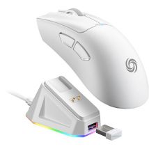 NOS M-750 GM UL Rapid Wireless Optical Gaming Mouse - White