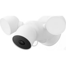 GOOGLE Nest Cam Outdoor Smart Security Camera with Floodlight - Wired