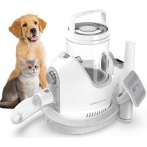 NEAKASA P2 Pro Dog & Cat Grooming Kit with Vacuum - White