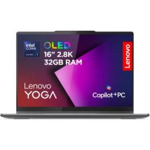 LENOVO Yoga 7 16" 2 in 1 Laptop, Copilot+ PC - Intel® Core™ Ultra 7, 1 TB SSD, Luna Grey