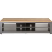 TTAP Memphis 1600 mm TV Stand for up to 75” TVs - Oak & Grey