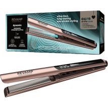 REVAMP Dynamic Radiance Straight & Style Ceramic Ionic Hair Straightener - Gold