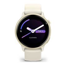 GARMIN vivoactive 6 Smart Watch - Bone & Lunar Gold