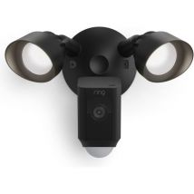 RING Floodlight Wired Plus Full HD 1080p WiFi Security Camera - Black