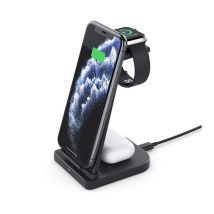 SILVERLABEL 28901SL51 Triple Wireless Charging Pad - Black
