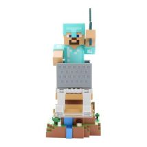 CABLEGUYS Minecraft: Steve in Diamond Armour Phone & Controller Holder