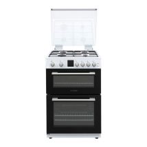 MONTPELLIER MDOG60LW 60 cm Gas Cooker - White & Silver