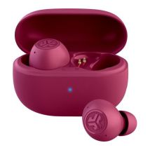JLAB Go POP ANC Wireless Bluetooth Noise-Cancelling Earbuds - Fuchsia