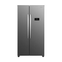 INDESIT INGF 6441 XP4UK American-style Fridge Freezer - Inox