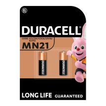 DURACELL A23/K23/LRV08 MN21 Batteries - Pack of 2