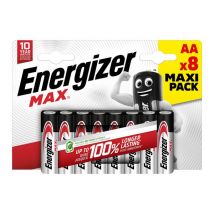 ENERGIZER Max AA Alkaline Batteries - Pack of 8