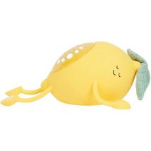 BADABULLE Basil Lemon-shaped Silicone Projector Nightlight - Yellow