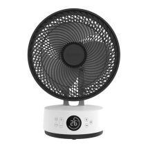 MEACO Sefte 10” Table Air Circulator Fan - White