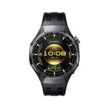 HUAWEI Watch GT 6 Pro - Titanium with Black Fluoroelastomer Strap, 46 mm