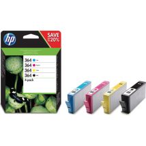 HP 364 Original Cyan, Magenta, Yellow & Black Ink Cartridges - Multipack